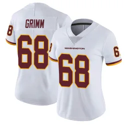 Washington Commanders Women's Limited White Vapor Untouchable Jersey (68 Russ Grimm)