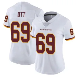 Washington Commanders Women's Limited White Vapor Untouchable Jersey (69 Tyler Ott)