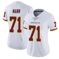 Washington Commanders Women's Limited White Vapor Untouchable Jersey (71 Charles Mann)