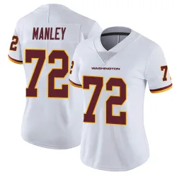 Washington Commanders Women's Limited White Vapor Untouchable Jersey (72 Dexter Manley)
