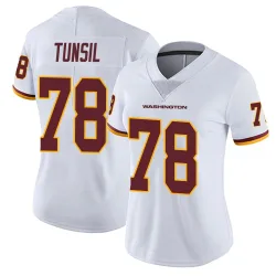Washington Commanders Women's Limited White Vapor Untouchable Jersey (78 Laremy Tunsil)