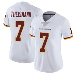 Washington Commanders Women's Limited White Vapor Untouchable Jersey (7 Joe Theismann)