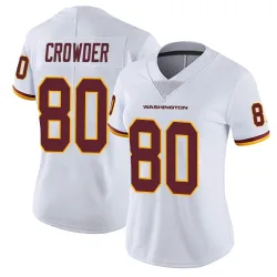Washington Commanders Women's Limited White Vapor Untouchable Jersey (80 Jamison Crowder)