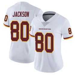 Washington Commanders Women's Limited White Vapor Untouchable Jersey (80 Tyree Jackson)