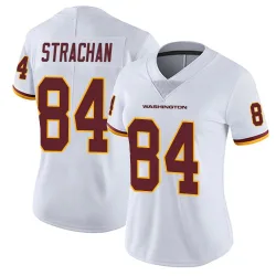 Washington Commanders Women's Limited White Vapor Untouchable Jersey (84 Mike Strachan)