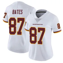 Washington Commanders Women's Limited White Vapor Untouchable Jersey (87 John Bates)