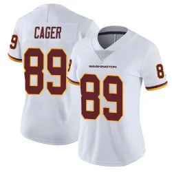Washington Commanders Women's Limited White Vapor Untouchable Jersey (89 Lawrence Cager)