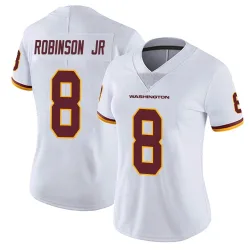 Washington Commanders Women's Limited White Vapor Untouchable Jersey (8 Brian Robinson Jr.)