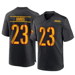 Washington Commanders Youth Game Black Alternate Jersey (23 Trey Amos)