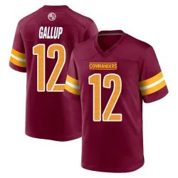 Washington Commanders Youth Game Burgundy Jersey (12 Michael Gallup)