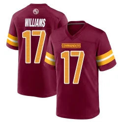 Washington Commanders Youth Game Burgundy Jersey (17 Doug Williams)