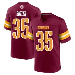 Washington Commanders Youth Game Burgundy Jersey (35 Percy Butler)