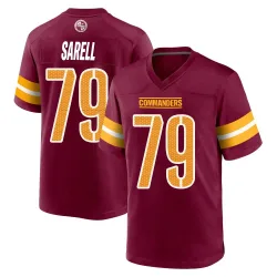 Washington Commanders Youth Game Burgundy Jersey (79 Foster Sarell)