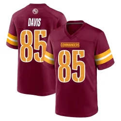 Washington Commanders Youth Game Burgundy Jersey (85 Vernon Davis)