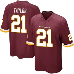 Washington Commanders Youth Game Burgundy Team Color Jersey (21 Sean Taylor)