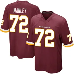Washington Commanders Youth Game Burgundy Team Color Jersey (72 Dexter Manley)