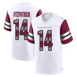 Washington Commanders Youth Game White Jersey (14 Ryan Fitzpatrick)