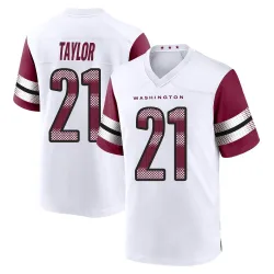 Washington Commanders Youth Game White Jersey (21 Sean Taylor)