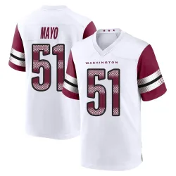 Washington Commanders Youth Game White Jersey (51 David Mayo)