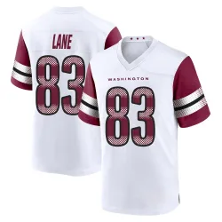 Washington Commanders Youth Game White Jersey (83 Jaylin Lane)