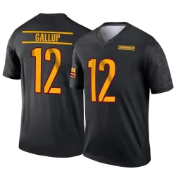 Washington Commanders Youth Legend Black Alternate Jersey (12 Michael Gallup)