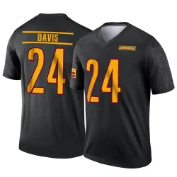 Washington Commanders Youth Legend Black Alternate Jersey (24 Michael Davis)