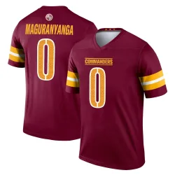 Washington Commanders Youth Legend Burgundy Jersey (0 T.J. Maguranyanga)