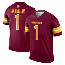 Washington Commanders Youth Legend Burgundy Jersey (1 Deebo Samuel Sr.)