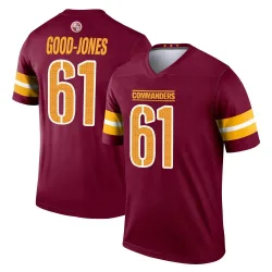 Washington Commanders Youth Legend Burgundy Jersey (61 Julian Good-Jones)