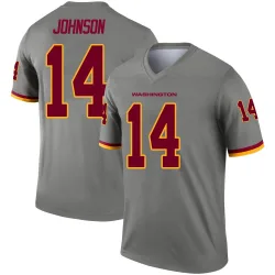 Washington Commanders Youth Legend Gray Inverted Jersey (14 Josh Johnson)