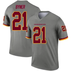 Washington Commanders Youth Legend Gray Inverted Jersey (21 Earnest Byner)