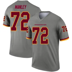 Washington Commanders Youth Legend Gray Inverted Jersey (72 Dexter Manley)