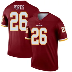 Washington Commanders Youth Legend Inverted Burgundy Jersey (26 Clinton Portis)