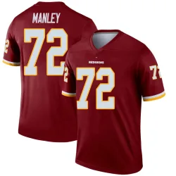 Washington Commanders Youth Legend Inverted Burgundy Jersey (72 Dexter Manley)