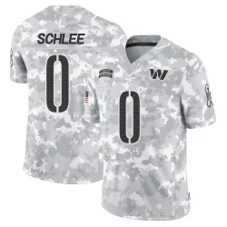 Washington Commanders Youth Limited Arctic Camo 2024 Salute to Service Jersey (0 Collin Schlee)