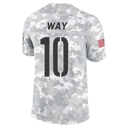 Washington Commanders Youth Limited Arctic Camo 2024 Salute to Service Jersey (10 Tress Way)