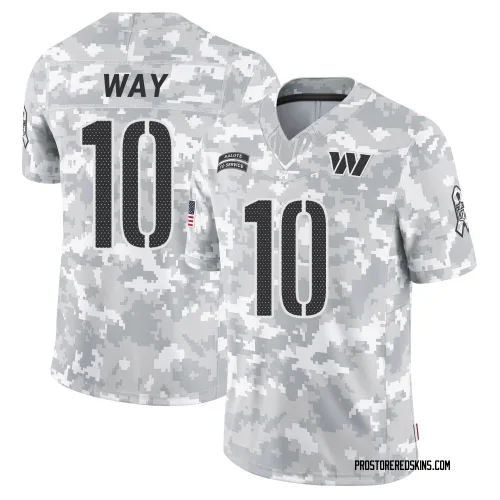 Washington Commanders Youth Limited Arctic Camo 2024 Salute to Service Jersey (10 Tress Way)