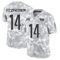 Washington Commanders Youth Limited Arctic Camo 2024 Salute to Service Jersey (14 Ryan Fitzpatrick)