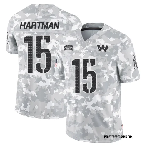 Washington Commanders Youth Limited Arctic Camo 2024 Salute to Service Jersey (15 Sam Hartman)