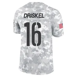 Washington Commanders Youth Limited Arctic Camo 2024 Salute to Service Jersey (16 Jeff Driskel)