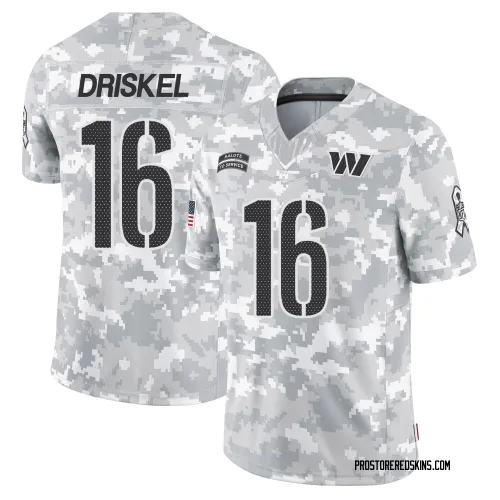 Washington Commanders Youth Limited Arctic Camo 2024 Salute to Service Jersey (16 Jeff Driskel)