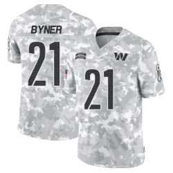 Washington Commanders Youth Limited Arctic Camo 2024 Salute to Service Jersey (21 Earnest Byner)