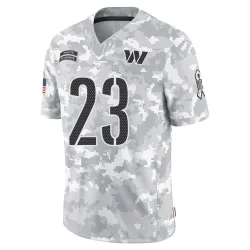 Washington Commanders Youth Limited Arctic Camo 2024 Salute to Service Jersey (23 J.D. McKissic)