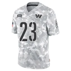 Washington Commanders Youth Limited Arctic Camo 2024 Salute to Service Jersey (23 Trey Amos)