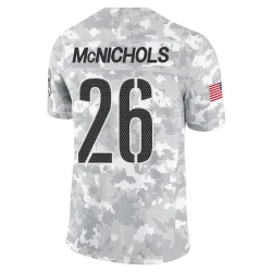 Washington Commanders Youth Limited Arctic Camo 2024 Salute to Service Jersey (26 Jeremy McNichols)