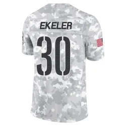 Washington Commanders Youth Limited Arctic Camo 2024 Salute to Service Jersey (30 Austin Ekeler)