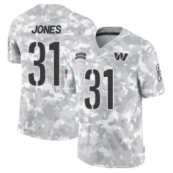 Washington Commanders Youth Limited Arctic Camo 2024 Salute to Service Jersey (31 Jonathan Jones)