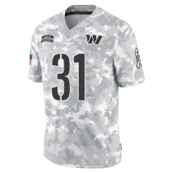 Washington Commanders Youth Limited Arctic Camo 2024 Salute to Service Jersey (31 Jonathan Jones)