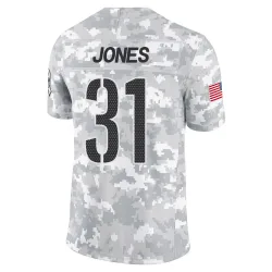 Washington Commanders Youth Limited Arctic Camo 2024 Salute to Service Jersey (31 Jonathan Jones)