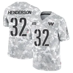 Washington Commanders Youth Limited Arctic Camo 2024 Salute to Service Jersey (32 Xavier Henderson)